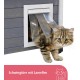 Kerbl Rustica Wooden Cat House, Swing Door with Slats, Plexiglass Window, Height-Adjustable Plastic Feet, Grey/White, 57 x 45 x 43 cm Kerbl Rustica Wooden Cat House, Swing Door with Slats, Plexiglass Window, Height-Adjustable Plastic Feet, Grey/White, 57 x 45 x 43 cm