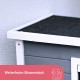 Kerbl Rustica Wooden Cat House, Swing Door with Slats, Plexiglass Window, Height-Adjustable Plastic Feet, Grey/White, 57 x 45 x 43 cm Kerbl Rustica Wooden Cat House, Swing Door with Slats, Plexiglass Window, Height-Adjustable Plastic Feet, Grey/White, 57 x 45 x 43 cm