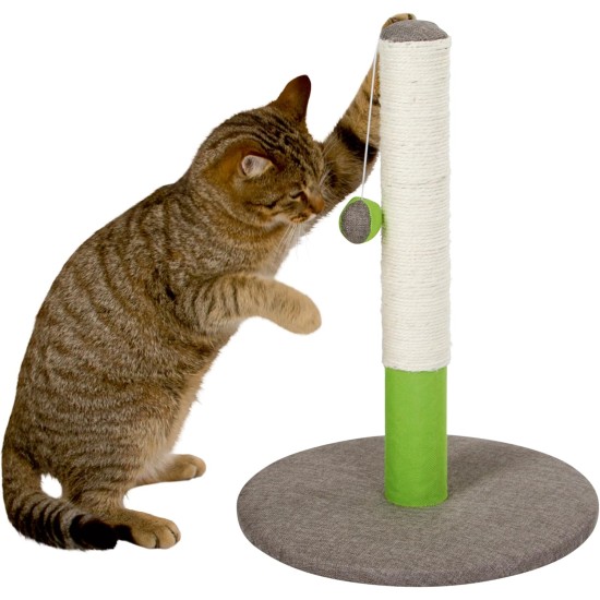 Kerbl Scratching Post Basic Opal, 37 x 37 x 50 cm, Green/Grey Kerbl Scratching Post Basic Opal, 37 x 37 x 50 cm, Green/Grey