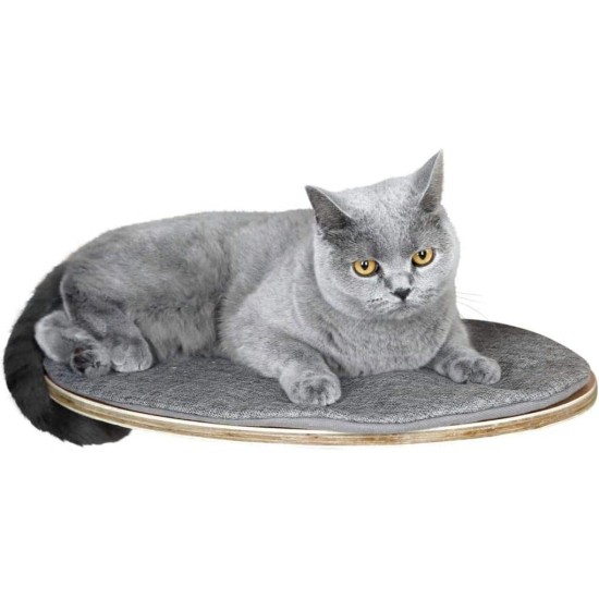 Kerbl Tofana Wall-Mounted Pet Bed, 50 x 35 x 1.5 cm, Grey Kerbl Tofana Wall-Mounted Pet Bed, 50 x 35 x 1.5 cm, Grey