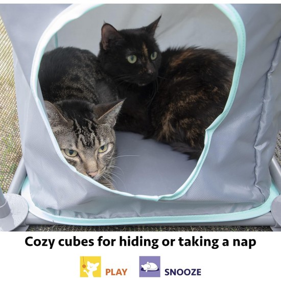 Kitty City Claw Indoor & Outdoor Mega Kit Cat Furniture Cat Sleeper Outdoor Kennel Corrugated Cardboard Cat Scratcher Black Kitty City Claw Indoor & Outdoor Mega Kit Cat Furniture Cat Sleeper Outdoor Kennel Corrugated Cardboard Cat Scratcher Black