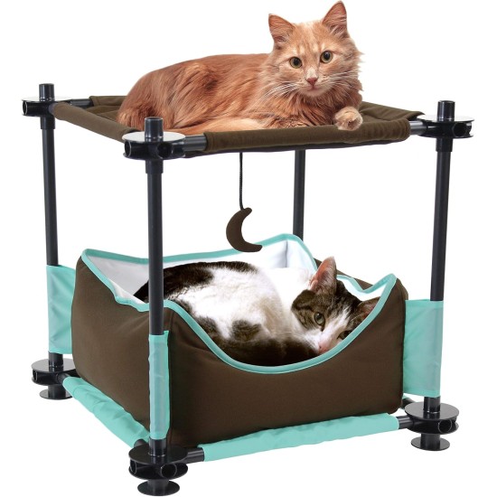 Kitty City Claw Indoor & Outdoor Mega Kit Cat Furniture Cat Sleeper Outdoor Kennel Corrugated Cardboard Cat Scratcher Black Kitty City Claw Indoor & Outdoor Mega Kit Cat Furniture Cat Sleeper Outdoor Kennel Corrugated Cardboard Cat Scratcher Black
