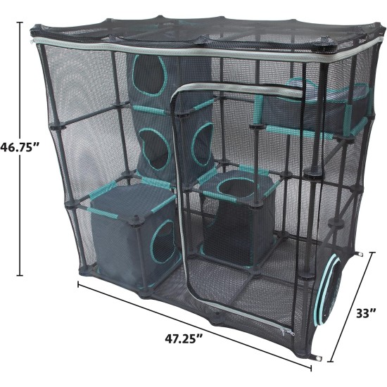 Kitty City Claw Indoor & Outdoor Mega Kit Cat Furniture Cat Sleeper Outdoor Kennel Corrugated Cardboard Cat Scratcher Black Kitty City Claw Indoor & Outdoor Mega Kit Cat Furniture Cat Sleeper Outdoor Kennel Corrugated Cardboard Cat Scratcher Black