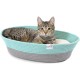 Kitty City Round Felt Cat Bed Warm Cosy Grey Kitty City Round Felt Cat Bed Warm Cosy Grey