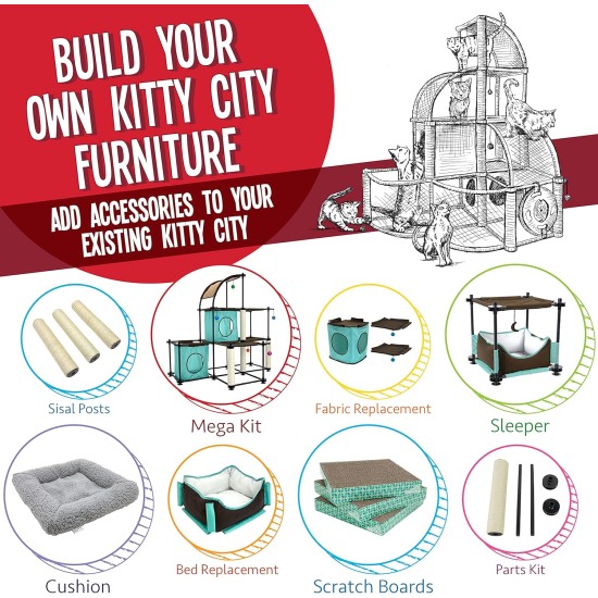 Kitty City Sleeper Cat Bed (Textile Replacement) Kitty City Sleeper Cat Bed (Textile Replacement)
