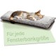 Knupis Cat Window Lounger Window Sill Non-Slip - Self-Warming Cat Mat for Windows 90 x 28 cm - Soft & Cuddly - Washable Cover (Grey) Knupis Cat Window Lounger Window Sill Non-Slip - Self-Warming Cat Mat for Windows 90 x 28 cm - Soft & Cuddly - Washable Cover (Grey)