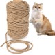 Kolamom Sisal Rope for Scratching Post 50 m x 6 mm, Natural Sisal Rope for Cats, Scratching Pole, Cat Tree Replacement Parts, Household, Garden, DIY, Decoration Kolamom Sisal Rope for Scratching Post 50 m x 6 mm, Natural Sisal Rope for Cats, Scratching Pole, Cat Tree Replacement Parts, Household, Garden, DIY, Decoration