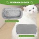 KoolYouth Cat Window Lounger with Strong Suction Cups 60 x 30 cm, Folding Window Lounger for Cats, Maximum Load 18 kg, Removable Cat Hammock for Glass Windows and Windowsill, Grey KoolYouth Cat Window Lounger with Strong Suction Cups 60 x 30 cm, Folding Window Lounger for Cats, Maximum Load 18 kg, Removable Cat Hammock for Glass Windows and Windowsill, Grey