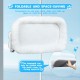 KoolYouth Cat Window Lounger with Strong Suction Cups 60 x 30 cm, Folding Window Lounger for Cats, Maximum Load 18 kg, Removable Cat Hammock for Glass Windows and Windowsill, Grey KoolYouth Cat Window Lounger with Strong Suction Cups 60 x 30 cm, Folding Window Lounger for Cats, Maximum Load 18 kg, Removable Cat Hammock for Glass Windows and Windowsill, Grey