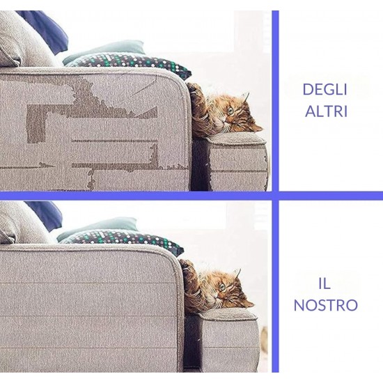 Kratzband für Katzen, Kratzschutz, 63,5 cm x 13,7 m - 25 Zoll x 15 y, doppelseitig, transparent, für Sofas, Türen, Tische und Möbel Kratzband für Katzen, Kratzschutz, 63,5 cm x 13,7 m - 25 Zoll x 15 y, doppelseitig, transparent, für Sofas, Türen, Tische und Möbel