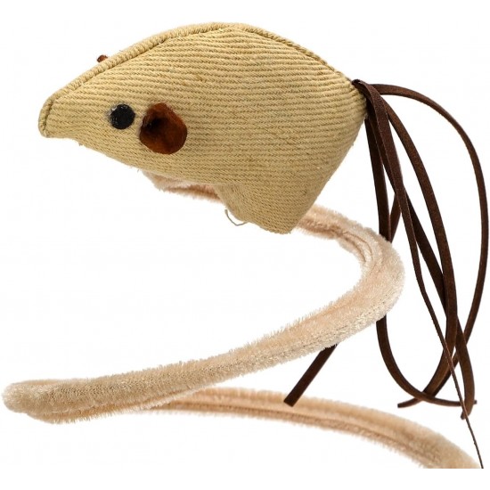 Kratzbaum für Katzen in Beige, inklusive strukturierter Oberfläche, Stabiler Boden und interaktivem Spielzeug; ideal zum Spielen und zur Nagelpflege. Kratzbaum für Katzen in Beige, inklusive strukturierter Oberfläche, Stabiler Boden und interaktivem Spielzeug; ideal zum Spielen und zur Nagelpflege.