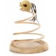 Kratzbaum für Katzen in Beige, inklusive strukturierter Oberfläche, Stabiler Boden und interaktivem Spielzeug; ideal zum Spielen und zur Nagelpflege. Kratzbaum für Katzen in Beige, inklusive strukturierter Oberfläche, Stabiler Boden und interaktivem Spielzeug; ideal zum Spielen und zur Nagelpflege.