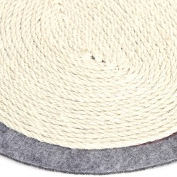 Kratzbaum für Katzen in Pilzform, hergestellt aus umweltfreundlichem Karton, ideal zum Schärfen von Nägeln und Spielen. Kratzbaum für Katzen in Pilzform, hergestellt aus umweltfreundlichem Karton, ideal zum Schärfen von Nägeln und Spielen.