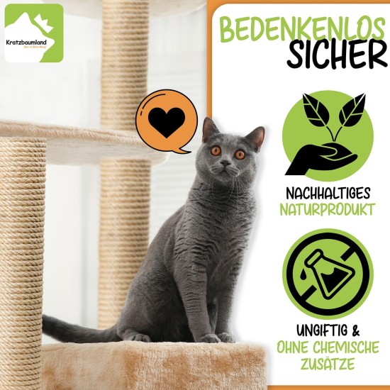Kratzbaumland Sisal Rope for Scratching Posts, 10 mm, Various Lengths Kratzbaumland Sisal Rope for Scratching Posts, 10 mm, Various Lengths