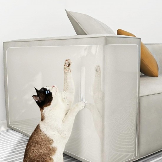 LDXDRU 2 Stück Katzen Kratzschutz Sofa Transparent, 30CM*5M Kratzfolie Katzen Selbstklebend, Couch Schutz möbelschutz Türschutz Antikratzfolie für Möbel, Couch, Tür, Sofa, Wand LDXDRU 2 Stück Katzen Kratzschutz Sofa Transparent, 30CM*5M Kratzfolie Katzen Selbstklebend, Couch Schutz möbelschutz Türschutz Antikratzfolie für Möbel, Couch, Tür, Sofa, Wand