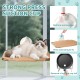 LORESJOY Cat Hammock Window Seats for Cats, Plush Cat Hammock Window with Removable Reversible Cover Window Lounger Window Hammock Cat Hammock Up to 25 kg LORESJOY Cat Hammock Window Seats for Cats, Plush Cat Hammock Window with Removable Reversible Cover Window Lounger Window Hammock Cat Hammock Up to 25 kg