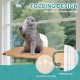 LORESJOY Cat Hammock Window Seats for Cats, Plush Cat Hammock Window with Removable Reversible Cover Window Lounger Window Hammock Cat Hammock Up to 25 kg LORESJOY Cat Hammock Window Seats for Cats, Plush Cat Hammock Window with Removable Reversible Cover Window Lounger Window Hammock Cat Hammock Up to 25 kg