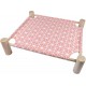 LOVE STORY Wooden Hammock with Feet 53 x 48 cm Boho Cat Mustard LOVE STORY Wooden Hammock with Feet 53 x 48 cm Boho Cat Mustard