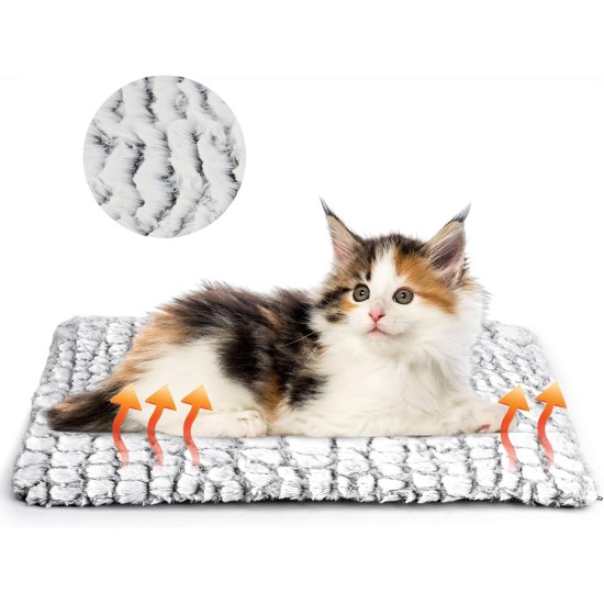 LURNODY Self-Heating Blanket for Dogs and Cats, 60 x 40 cm, Heating Blanket for Cats and Dogs, Washable Thermal Blanket, Pet Heat Pad for Indoor and Outdoor Use LURNODY Self-Heating Blanket for Dogs and Cats, 60 x 40 cm, Heating Blanket for Cats and Dogs, Washable Thermal Blanket, Pet Heat Pad for Indoor and Outdoor Use