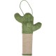 Love Story, Green Cactus Hanging Scratching Post - Polyester/Jute - 31cm x 51cm Love Story, Green Cactus Hanging Scratching Post - Polyester/Jute - 31cm x 51cm