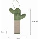 Love Story, Green Cactus Hanging Scratching Post - Polyester/Jute - 31cm x 51cm Love Story, Green Cactus Hanging Scratching Post - Polyester/Jute - 31cm x 51cm