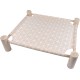 Love Story, Wooden Hammock with Feet Polyester 53 x 48 x 13 cm Boho Cat Natural Love Story, Wooden Hammock with Feet Polyester 53 x 48 x 13 cm Boho Cat Natural