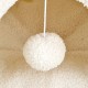 Love Story, Wooly Wool Tent Curly Polyester 38 x 38 x 30 cm Ecru Love Story, Wooly Wool Tent Curly Polyester 38 x 38 x 30 cm Ecru