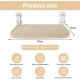 Lvjkes Cat Window Lounger, Window Lounger for Cats, 52 x 30 cm, Foldable, with Sturdy Metal Frame, 4 Strong Suction Cups, Various Fabrics Top and Bottom, Suitable for All Seasons (Beige) Lvjkes Cat Window Lounger, Window Lounger for Cats, 52 x 30 cm, Foldable, with Sturdy Metal Frame, 4 Strong Suction Cups, Various Fabrics Top and Bottom, Suitable for All Seasons (Beige)