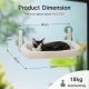 MEWOOFUN Cat Hammock Window 54 x 30 cm Cat Bed Window Reversible Mat - Cat Window Lounger with Update Strong Suction Cups up to 18 kg (Grey, M) MEWOOFUN Cat Hammock Window 54 x 30 cm Cat Bed Window Reversible Mat - Cat Window Lounger with Update Strong Suction Cups up to 18 kg (Grey, M)