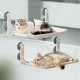 MEWOOFUN Cat Hammock Window 54 x 30 cm Cat Bed Window Reversible Mat - Cat Window Lounger with Update Strong Suction Cups up to 18 kg (Grey, M) MEWOOFUN Cat Hammock Window 54 x 30 cm Cat Bed Window Reversible Mat - Cat Window Lounger with Update Strong Suction Cups up to 18 kg (Grey, M)