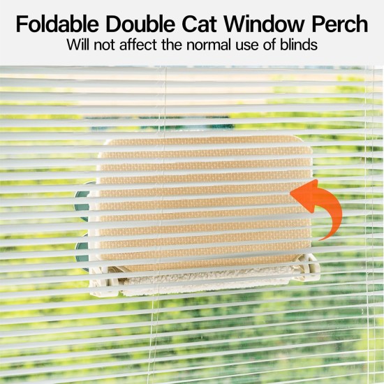 MEWOOFUN Cat Hammock Window 54 x 30 cm Cat Bed Window Reversible Mat - Cat Window Lounger with Update Strong Suction Cups up to 18 kg (Grey, M) MEWOOFUN Cat Hammock Window 54 x 30 cm Cat Bed Window Reversible Mat - Cat Window Lounger with Update Strong Suction Cups up to 18 kg (Grey, M)
