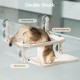 MEWOOFUN Cat Hammock Window 54 x 30 cm Cat Bed Window Reversible Mat - Cat Window Lounger with Update Strong Suction Cups up to 18 kg (Grey, M) MEWOOFUN Cat Hammock Window 54 x 30 cm Cat Bed Window Reversible Mat - Cat Window Lounger with Update Strong Suction Cups up to 18 kg (Grey, M)