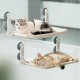 MEWOOFUN Cat Hammock Window 54 x 30 cm Cat Bed Window Reversible Mat - Cat Window Lounger with Update Strong Suction Cups up to 18 kg (Beige, Double) MEWOOFUN Cat Hammock Window 54 x 30 cm Cat Bed Window Reversible Mat - Cat Window Lounger with Update Strong Suction Cups up to 18 kg (Beige, Double)