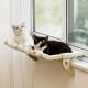 MEWOOFUN Cat Hammock Window Cat Bed Window Sill for Cats - 50 x 36 cm Cat Bed for Heating Cats Hammock with Soft Bed Removable Suction Cup Free Holds 18 kg (White L) MEWOOFUN Cat Hammock Window Cat Bed Window Sill for Cats - 50 x 36 cm Cat Bed for Heating Cats Hammock with Soft Bed Removable Suction Cup Free Holds 18 kg (White L)