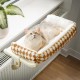 MEWOOFUN Cat Hammock Window Cat Bed Window Sill for Cats - 50 x 36 cm Cat Bed for Heating Cats Hammock with Soft Bed Removable Suction Cup Free Holds 18 kg (White L) MEWOOFUN Cat Hammock Window Cat Bed Window Sill for Cats - 50 x 36 cm Cat Bed for Heating Cats Hammock with Soft Bed Removable Suction Cup Free Holds 18 kg (White L)