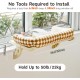 MEWOOFUN Cat Hammock Window Cat Bed Window Sill for Cats - 50 x 36 cm Cat Bed for Heating Cats Hammock with Soft Bed Removable Suction Cup Free Holds 18 kg (White L) MEWOOFUN Cat Hammock Window Cat Bed Window Sill for Cats - 50 x 36 cm Cat Bed for Heating Cats Hammock with Soft Bed Removable Suction Cup Free Holds 18 kg (White L)