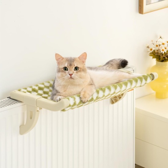 MEWOOFUN Cat Hammock Window Cat Bed Window Sill for Cats - 50 x 36 cm Cat Bed for Heating Cats Hammock with Soft Bed Removable Suction Cup Free Holds 18 kg (White L) MEWOOFUN Cat Hammock Window Cat Bed Window Sill for Cats - 50 x 36 cm Cat Bed for Heating Cats Hammock with Soft Bed Removable Suction Cup Free Holds 18 kg (White L)