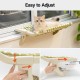 MEWOOFUN Cat Hammock Window Cat Bed Window Sill for Cats - 50 x 36 cm Cat Bed for Heating Cats Hammock with Soft Bed Removable Suction Cup Free Holds 18 kg (White L) MEWOOFUN Cat Hammock Window Cat Bed Window Sill for Cats - 50 x 36 cm Cat Bed for Heating Cats Hammock with Soft Bed Removable Suction Cup Free Holds 18 kg (White L)