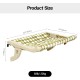 MEWOOFUN Cat Hammock Window Cat Bed Window Sill for Cats - 50 x 36 cm Cat Bed for Heating Cats Hammock with Soft Bed Removable Suction Cup Free Holds 18 kg (White L) MEWOOFUN Cat Hammock Window Cat Bed Window Sill for Cats - 50 x 36 cm Cat Bed for Heating Cats Hammock with Soft Bed Removable Suction Cup Free Holds 18 kg (White L)