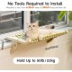 MEWOOFUN Cat Hammock Window Cat Bed Window Sill for Cats - 50 x 36 cm Cat Bed for Heating Cats Hammock with Soft Bed Removable Suction Cup Free Holds 18 kg (White L) MEWOOFUN Cat Hammock Window Cat Bed Window Sill for Cats - 50 x 36 cm Cat Bed for Heating Cats Hammock with Soft Bed Removable Suction Cup Free Holds 18 kg (White L)