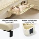 MEWOOFUN Cat Hammock Window Cat Bed Window Sill for Cats - 50 x 36 cm Cat Bed for Heating Cats Hammock with Soft Bed Removable Suction Cup Free Holds 18 kg (White L) MEWOOFUN Cat Hammock Window Cat Bed Window Sill for Cats - 50 x 36 cm Cat Bed for Heating Cats Hammock with Soft Bed Removable Suction Cup Free Holds 18 kg (White L)