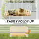 MEWOOFUN Cat Hammock Window Seats for Cats 54 x 30 cm Foldable Cat Bed Window with Sturdy Suction Cups up to 18 kg (Grey, Large) MEWOOFUN Cat Hammock Window Seats for Cats 54 x 30 cm Foldable Cat Bed Window with Sturdy Suction Cups up to 18 kg (Grey, Large)