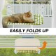 MEWOOFUN Cat Hammock Window Seats for Cats 54 x 30 cm Foldable Cat Bed Window with Sturdy Suction Cups up to 18 kg (Grey, Large) MEWOOFUN Cat Hammock Window Seats for Cats 54 x 30 cm Foldable Cat Bed Window with Sturdy Suction Cups up to 18 kg (Grey, Large)