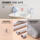 MEWOOFUN Cat Hammock Window Seats for Cats 54 x 30 cm Foldable Cat Bed Window with Sturdy Suction Cups up to 18 kg (Grey, Large) MEWOOFUN Cat Hammock Window Seats for Cats 54 x 30 cm Foldable Cat Bed Window with Sturdy Suction Cups up to 18 kg (Grey, Large)