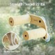 MEWOOFUN Cat Hammock with 2 Stairs, Cordless Window Bed with 3 Suction Cups, 68 cm Wide Wooden Hammock for Indoor Cats MEWOOFUN Cat Hammock with 2 Stairs, Cordless Window Bed with 3 Suction Cups, 68 cm Wide Wooden Hammock for Indoor Cats