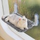 MEWOOFUN Cat Window Perch, Foldable with Removable and Reversible Cover, Soft Cat Window Hammock with Reinforced Steel Frame, Stable up to 18 kg Load Capacity (White, M) MEWOOFUN Cat Window Perch, Foldable with Removable and Reversible Cover, Soft Cat Window Hammock with Reinforced Steel Frame, Stable up to 18 kg Load Capacity (White, M)