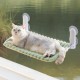 MEWOOFUN Cat Window Perch, Foldable with Removable and Reversible Cover, Soft Cat Window Hammock with Reinforced Steel Frame, Stable up to 18 kg Load Capacity (White, M) MEWOOFUN Cat Window Perch, Foldable with Removable and Reversible Cover, Soft Cat Window Hammock with Reinforced Steel Frame, Stable up to 18 kg Load Capacity (White, M)