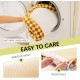 MEWOOFUN Large Cat Hammock Window with Removable Thick Cover - Foldable Hammock Cat Window Stable for Cats, Cats Hammock with 4 Strong Suction Cups Holds 18 kg (Light Grey, M)