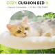 MEWOOFUN Large Cat Hammock Window with Removable Thick Cover - Foldable, Stable, 4 Strong Suction Cups, Holds 18 kg (White, M) MEWOOFUN Large Cat Hammock Window with Removable Thick Cover - Foldable, Stable, 4 Strong Suction Cups, Holds 18 kg (White, M)