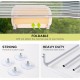 MEWOOFUN Large Cat Hammock Window with Removable Thick Cover - Foldable, Stable, 4 Strong Suction Cups, Holds 18 kg (White, M) MEWOOFUN Large Cat Hammock Window with Removable Thick Cover - Foldable, Stable, 4 Strong Suction Cups, Holds 18 kg (White, M)